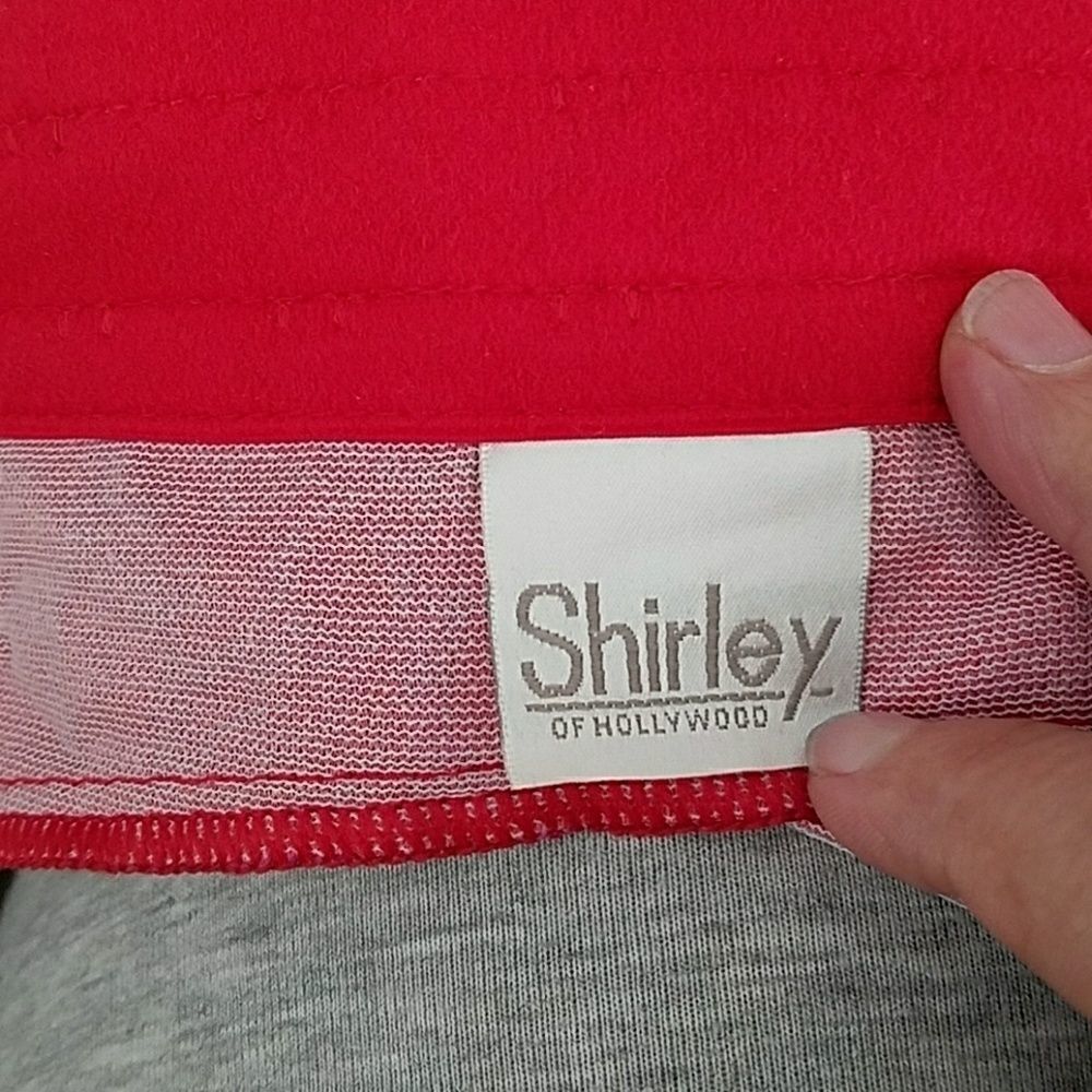 Shirley of Hollywood Pink Red Lace-Up Bustier Corset Small Lingerie Sexy Top - Picture 5 of 5